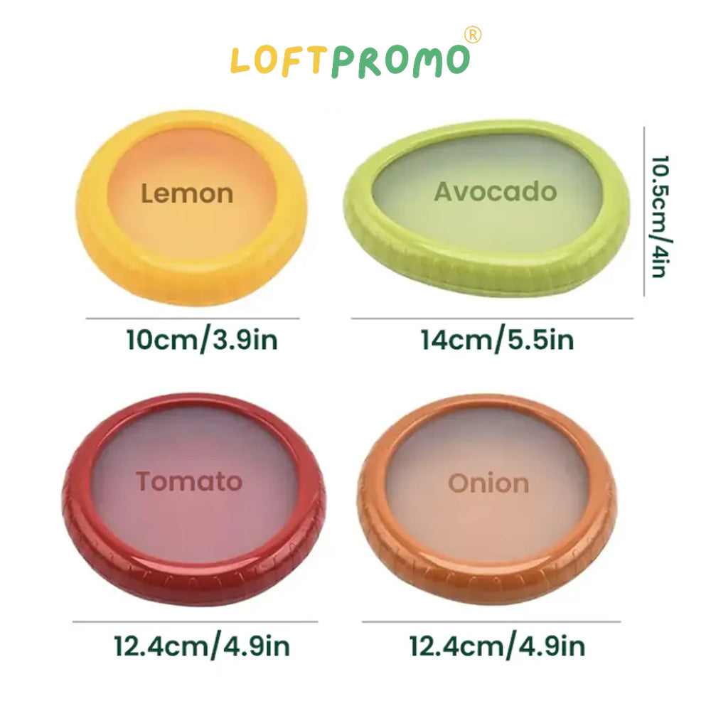 🍋 Loftpromo® Silicone Fruit Vegetable Storage Box – Keep Produce Fresh Longer