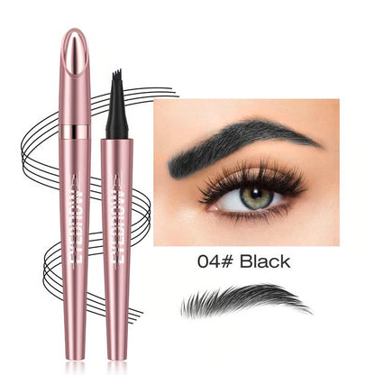 💎👁️Four-Prong Eyebrow Pencil – Natural Microblading Effect Brows