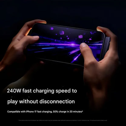 ⚡MFi-Certified 2-in-1 Fast Charging Cable with Built-In Phone Stand – Ultra-Fast 240W Power, Official Apple Authorized✅