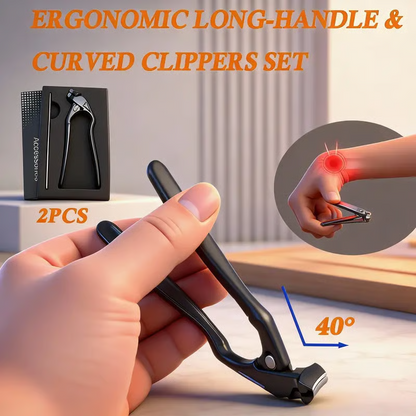 📍2026 HOT SALE – Stainless Steel Nail Clipper with Curved Precision Blades – Effortless for Thick Nails & Seniors! ✂️✨