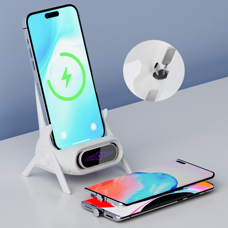 🔥 65% OFF 🎁 Multifunctional Wireless Fast Charger Phone Stand