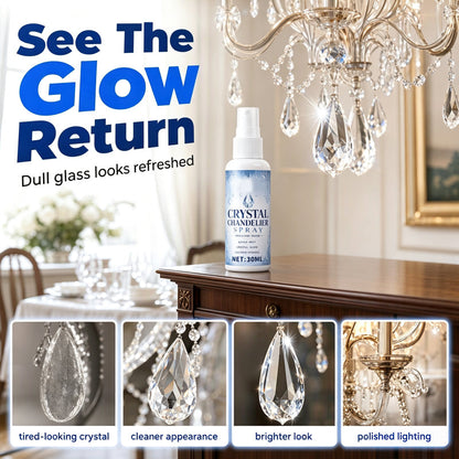✨ Crystal Chandelier Cleaner Spray – Spray, Drip & Shine