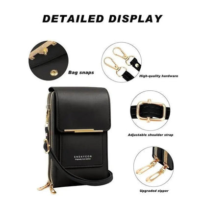 up📱 The Elegant Touchscreen Crossbody Bag – Your Phone & Essentials, Always Within Reach