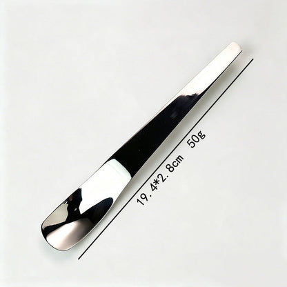 up🥄 Long-Handle Stainless Steel Dessert Spoon