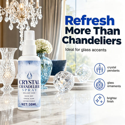 ✨ Crystal Chandelier Cleaner Spray – Spray, Drip & Shine