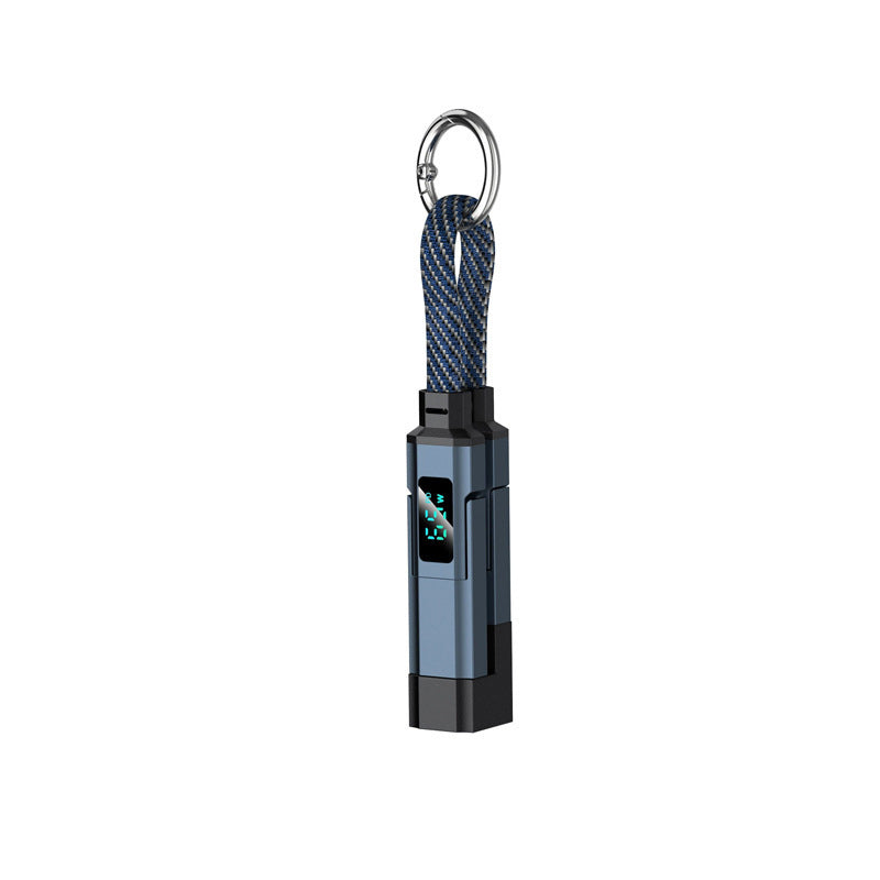 ⚡4-in-1 Digital Display Keychain Charging Cable