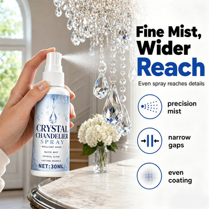 ✨ Crystal Chandelier Cleaner Spray – Spray, Drip & Shine