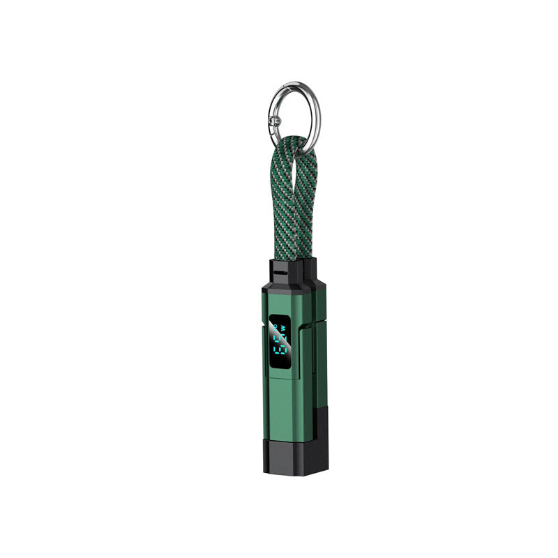 ⚡4-in-1 Digital Display Keychain Charging Cable