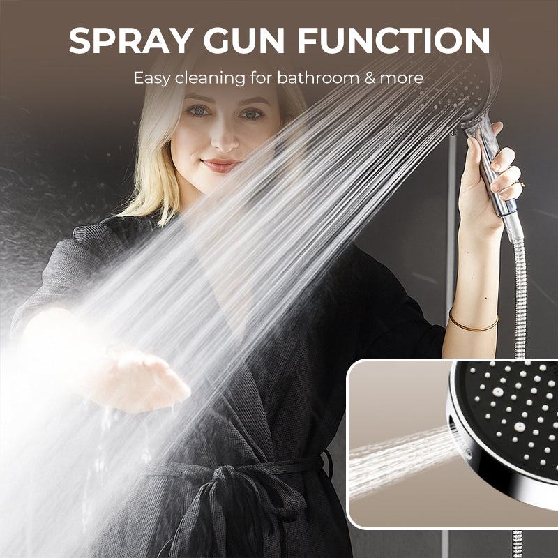 up🚿7-in-1 High-Pressure Rainfall Shower Head