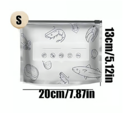 🔥🔥Reusable Aluminium Foil Sealable Storage Bags — Keep Food Fresh For Longer