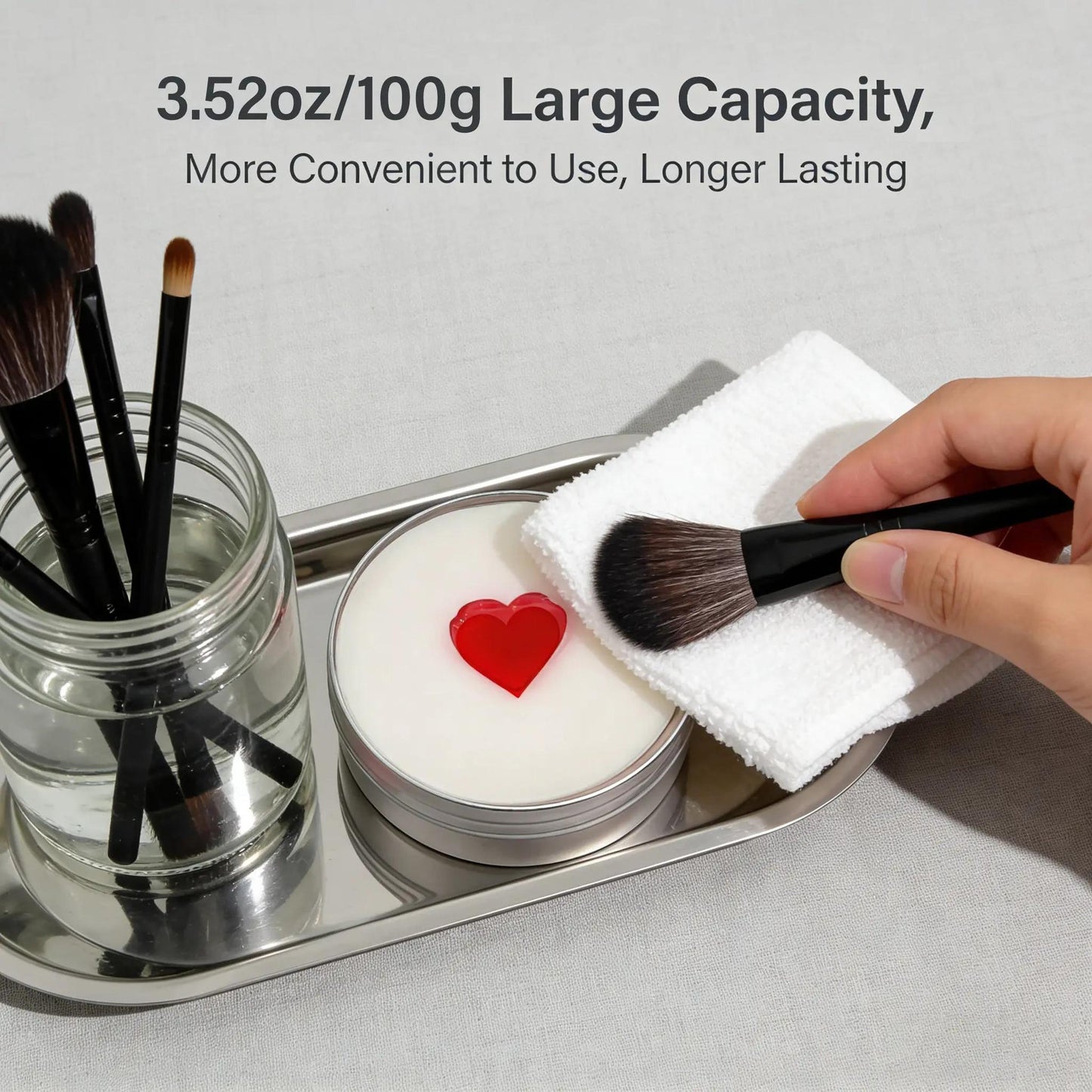 🧼🫧Say Goodbye to Bacteria – Makeup Brush Cleaner Soap - ➡️Stop Scrubbing Start Swirling