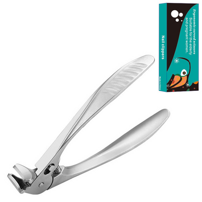 📍2026 HOT SALE – Stainless Steel Nail Clipper with Curved Precision Blades – Effortless for Thick Nails & Seniors! ✂️✨