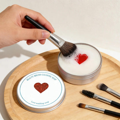 🧼🫧Say Goodbye to Bacteria – Makeup Brush Cleaner Soap - ➡️Stop Scrubbing Start Swirling
