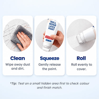 🧱 Roll-On Wall Repair Paint – Cover Marks, Scuffs & Stains Easily