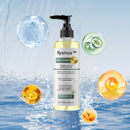 🌻flysmus™ Luxilift Collagen-Powered Firming Body Massage Oil (Targets Stretch Marks & Cellulite)