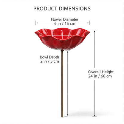 💖🎁2026 Mother's Day Gifts 50% Off--🎁Handmade Metal Flower Garden Stake🐦