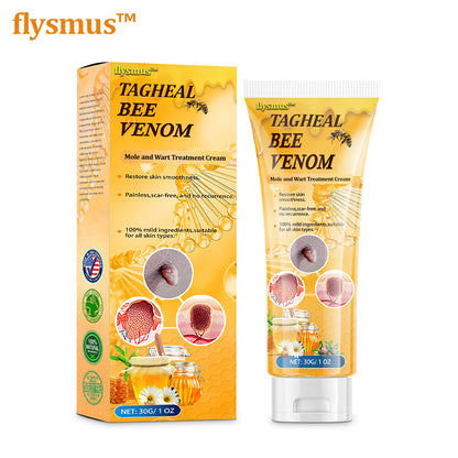 flysmus™Tagheal Bee Venom Mole and Wart Treatment Cream🐝( Dermatologist Recommended👩‍⚕️✅）