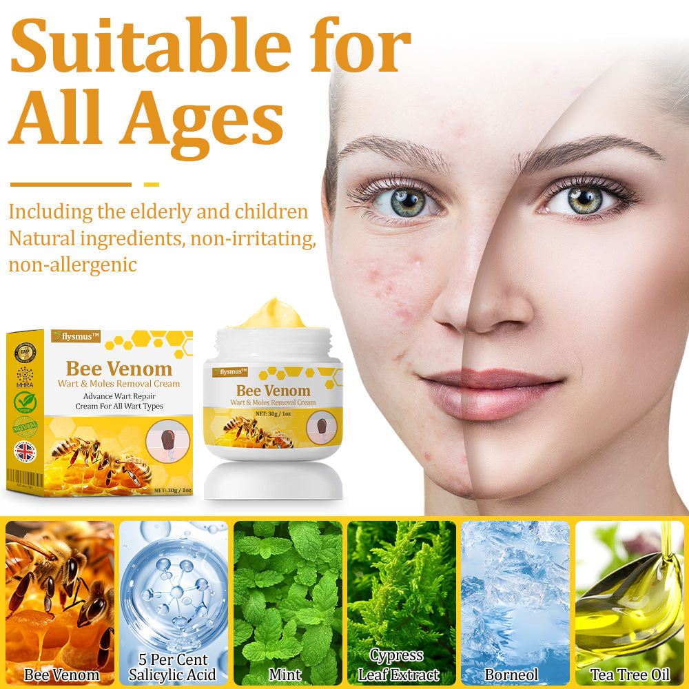 flysmus™ TagCure Bee Venom Skincare Cream🐝(Removes Warts & Moles)