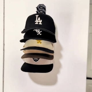 🧢 2-Pack Hat Organizer – Multilayer Wall & Door Storage Holder with Dual Mounting Options🏠
