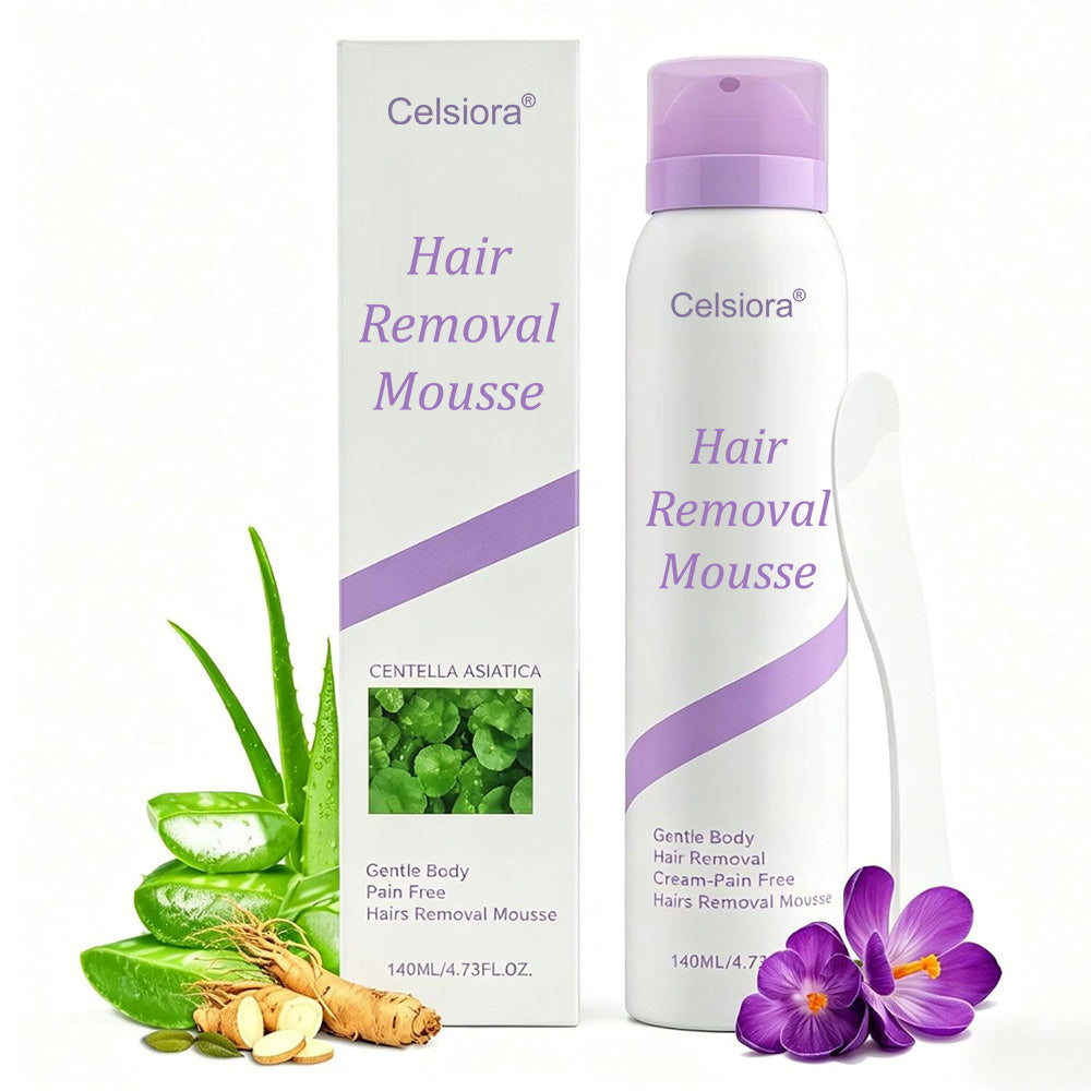 🥰Celsiora® Hair Removal Foam Spray - Smooth Skin In Minutes Without Razors, Pain, Or Stubble