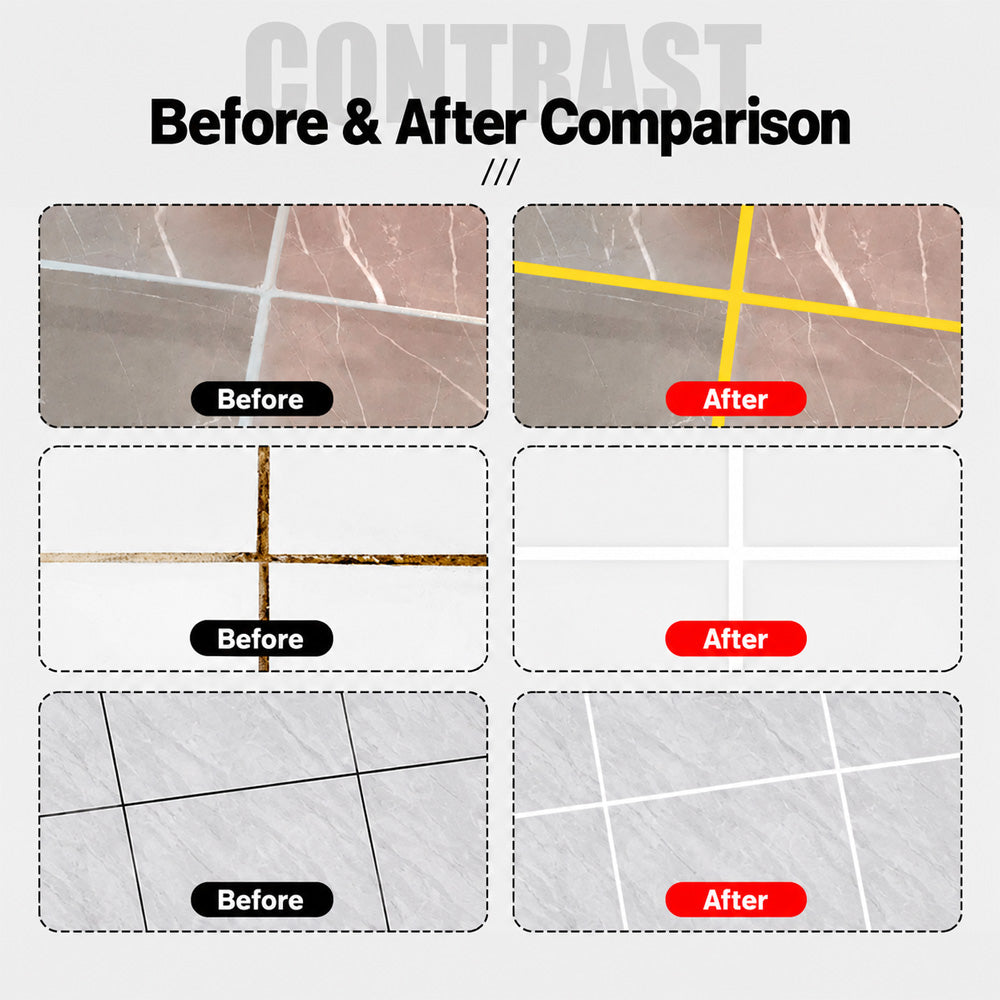 up🖌️ Anti-Mould & Waterproof Grout Pen – Refresh Tired & Discoloured Grout ✨