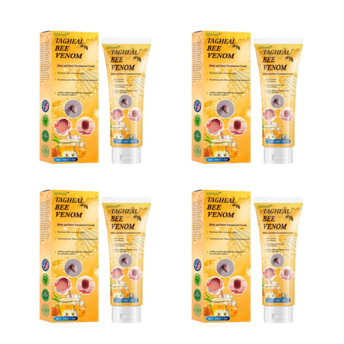 flysmus™Tagheal Bee Venom Mole and Wart Treatment Cream🐝( Dermatologist Recommended👩‍⚕️✅）