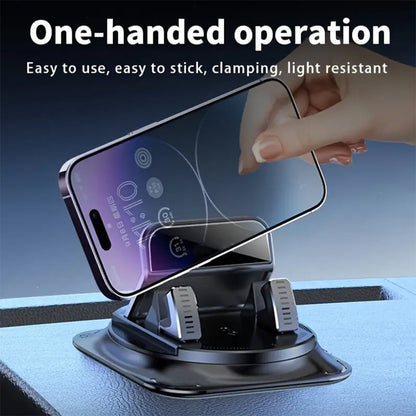 360° Rotating Car Phone Holder — Secure Hands-Free Mount For Safer Driving, GPS Navigation & Easy One-Hand Use