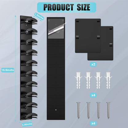 🧢 2-Pack Hat Organizer – Multilayer Wall & Door Storage Holder with Dual Mounting Options🏠