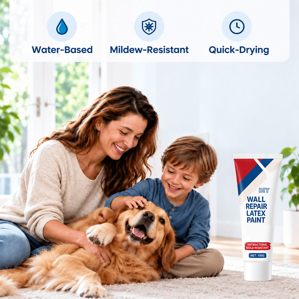 🧱 Roll-On Wall Repair Paint – Cover Marks, Scuffs & Stains Easily
