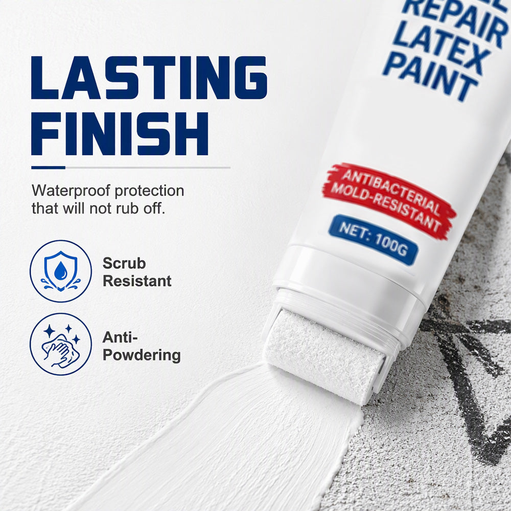 🧱 Roll-On Wall Repair Paint – Cover Marks, Scuffs & Stains Easily