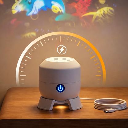 🎁🧸Dynamic Rotating LED Projector Light - The Perfect Soothing Bedtime Companion for Your Nursery