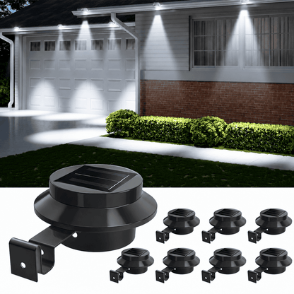 ☀️ 50% OFF! 💡 Solar LED Gutter Wall Light – Waterproof LED Fence & Wall Lights, Easy Clip-On Installation🌙🏡