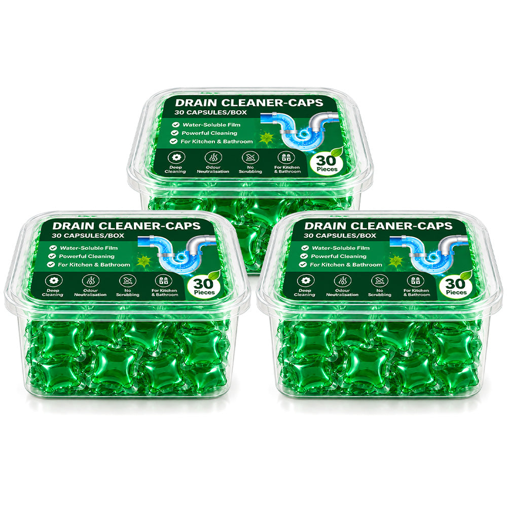 up✅ 30 Drain Cleaner Capsules – Tackles Hair, Grease & Blockages in Just 5 Minutes