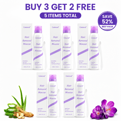 🥰Celsiora® Hair Removal Foam Spray - Smooth Skin In Minutes Without Razors, Pain, Or Stubble