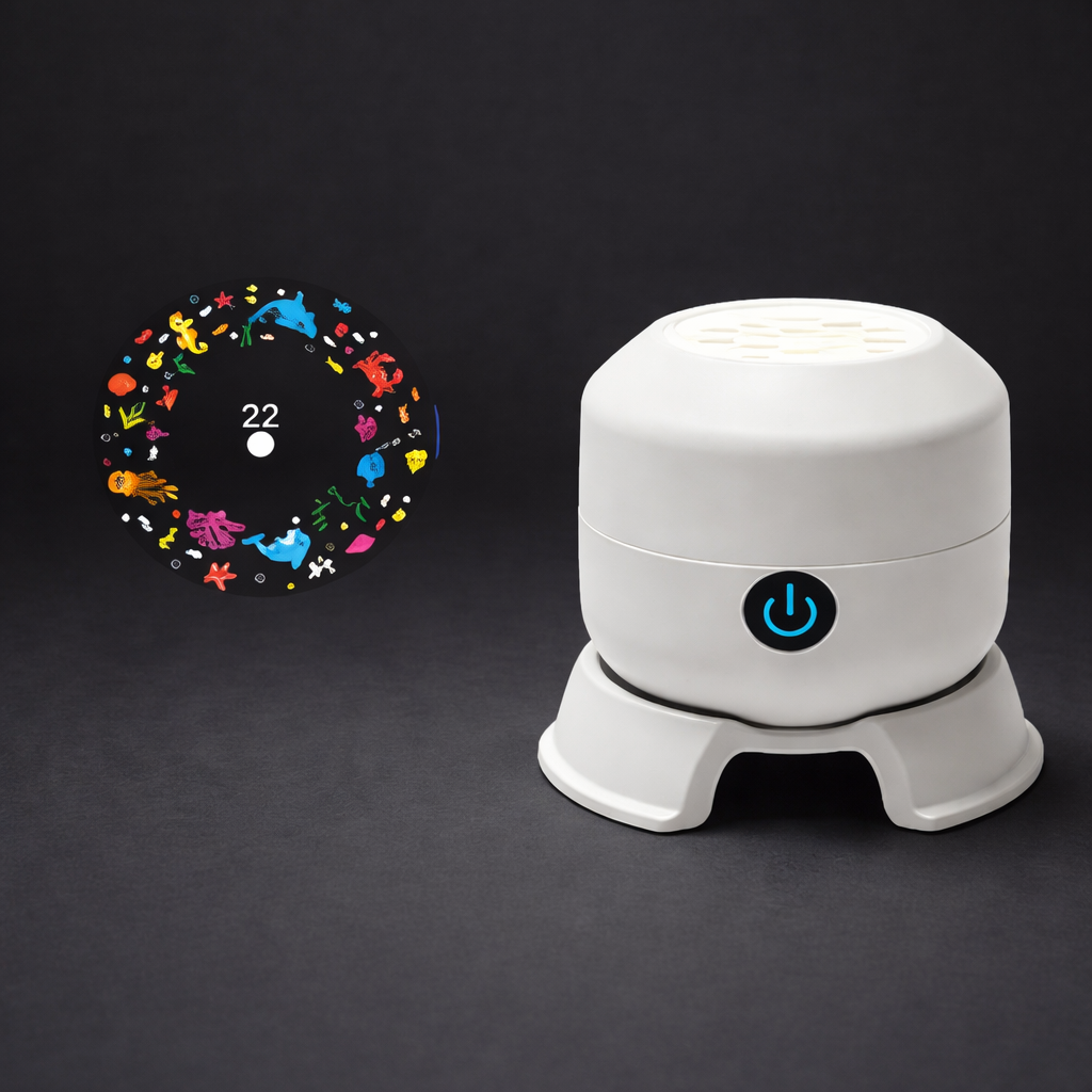 🎁🧸Dynamic Rotating LED Projector Light - The Perfect Soothing Bedtime Companion for Your Nursery