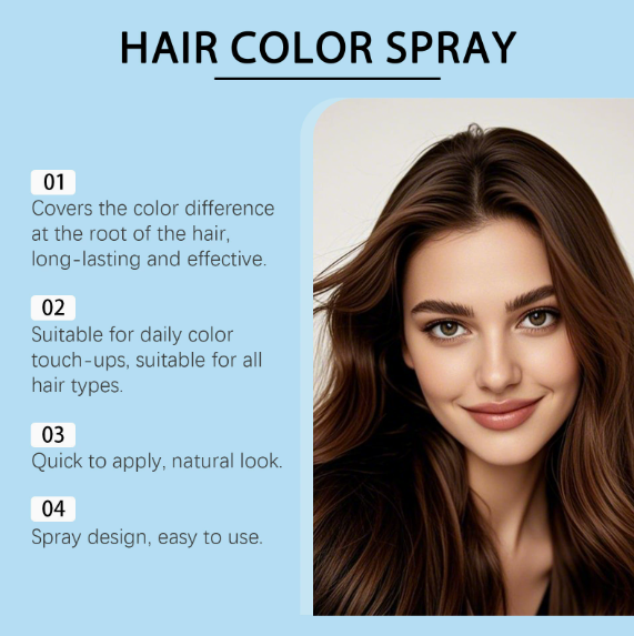 up✨ 40% Off Today | 💇‍♀️Temporary Root Touch-Up Spray - Instantly Fuller, Natural-Looking Hair 🌿