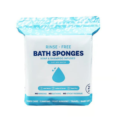 🧼🫧Rinse-Free Bathing Wipes — Perfect for Elderly Care, Post-Surgery Recovery, Camping, Gym & Travel